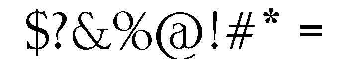 Arabic Greetings Font OTHER CHARS