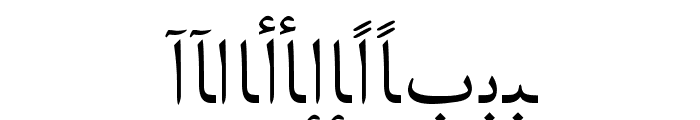 Arabic Web Font UPPERCASE