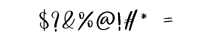 Arabic Font OTHER CHARS