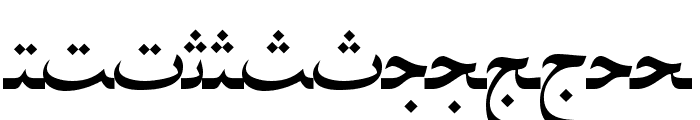 ArabicNaskhSSK Font UPPERCASE