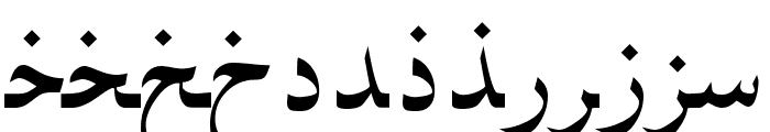 ArabicNaskhSSK Font LOWERCASE