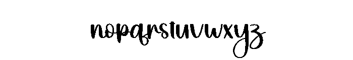 Arabic Font LOWERCASE