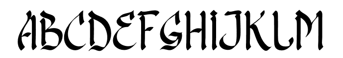 Arabico Personal Use Font UPPERCASE