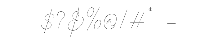 Arabilla Signature Regular Font OTHER CHARS