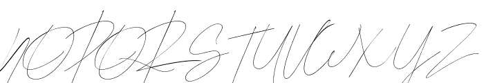 Arabilla Signature Regular Font UPPERCASE