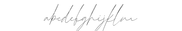 Arabilla Signature Regular Font LOWERCASE