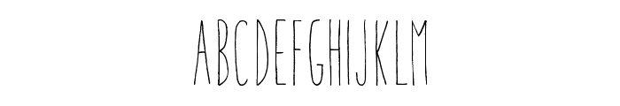 AracneUltraCondensedLight Font UPPERCASE