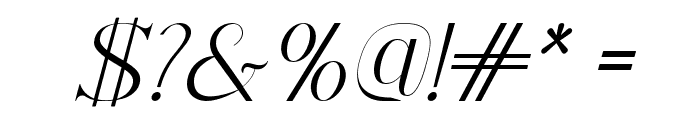AramezaDemo-Italic Font OTHER CHARS