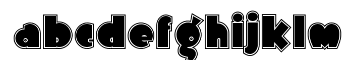 Arbuckle Inline NF Font LOWERCASE