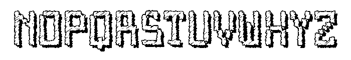 Arcade Nightmare Font UPPERCASE