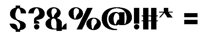 Archionity Font OTHER CHARS
