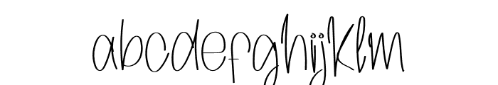 Archive Signature Font LOWERCASE