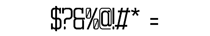 Archives Classic Font OTHER CHARS