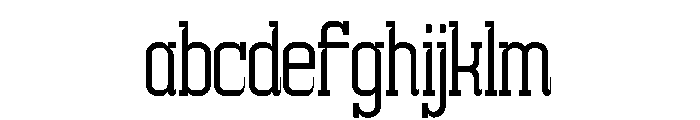 Archives Classic Font LOWERCASE