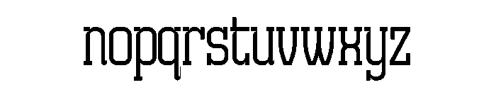 Archives Classic Font LOWERCASE