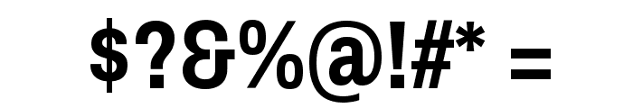 ArchivoNarrow-Bold Font OTHER CHARS