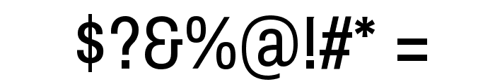 ArchivoNarrow-Regular Font OTHER CHARS