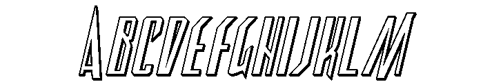 Archnemesis 3D Italic FONT