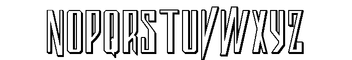 Archnemesis 3D Font UPPERCASE