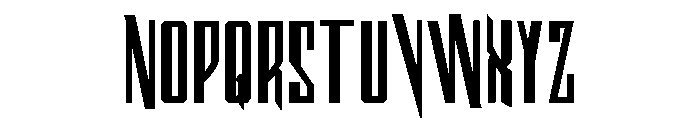 Archnemesis Bold Font LOWERCASE