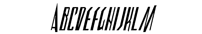Archnemesis Condensed Italic FONT