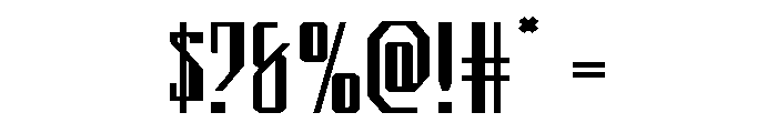 Archnemesis Expanded Font OTHER CHARS