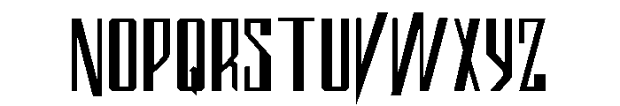 Archnemesis Expanded Font UPPERCASE