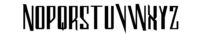 Archnemesis Expanded Font LOWERCASE