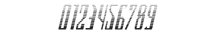 Archnemesis Gradient Italic Font OTHER CHARS