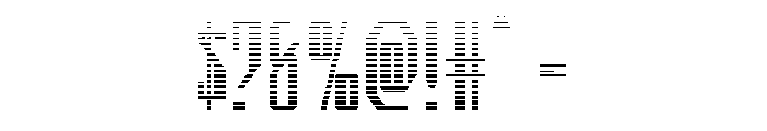 Archnemesis Gradient Font OTHER CHARS
