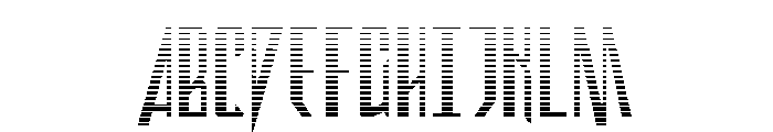 Archnemesis Gradient Font UPPERCASE