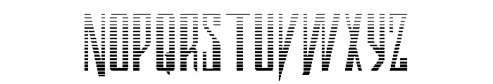 Archnemesis Gradient Font UPPERCASE