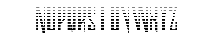 Archnemesis Gradient Font LOWERCASE
