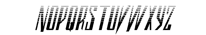 Archnemesis Halftone Italic Font UPPERCASE