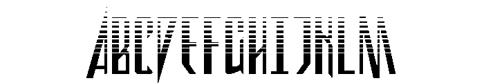 Archnemesis Halftone Font UPPERCASE