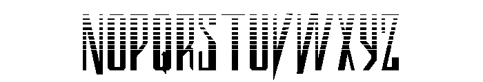 Archnemesis Halftone Font UPPERCASE