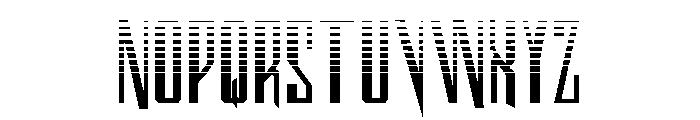 Archnemesis Halftone Font LOWERCASE