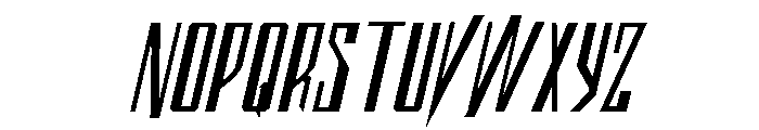 Archnemesis Italic Font UPPERCASE