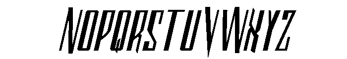 Archnemesis Italic Font LOWERCASE