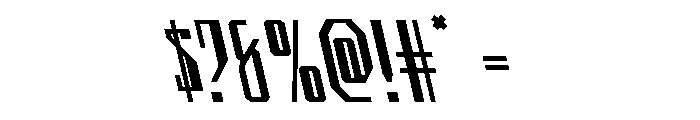 Archnemesis Leftalic Font OTHER CHARS