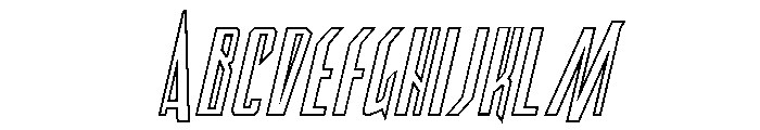 Archnemesis Outline Italic FONT