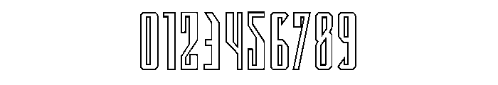 Archnemesis Outline Font OTHER CHARS