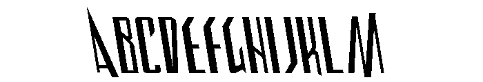 Archnemesis Semi-Leftalic FONT
