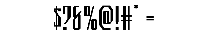 Archnemesis Font OTHER CHARS