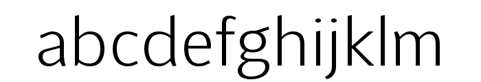 Aretha-Light Font LOWERCASE