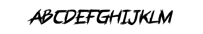 ArghDemo Italic Font LOWERCASE
