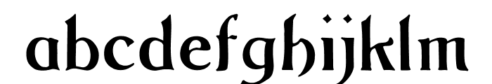 Argos Regular Font LOWERCASE