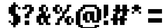 AriW9500 Condensed Bold Font OTHER CHARS