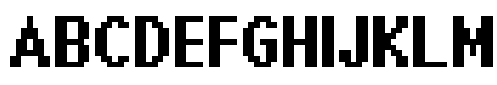 AriW9500 Condensed Bold Font UPPERCASE