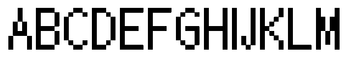 AriW9500 Condensed Regular Font UPPERCASE